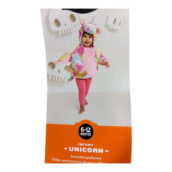 NWT Plush Infant Unicorn Costume, Girls, 6-12M - Picture 3 of 3